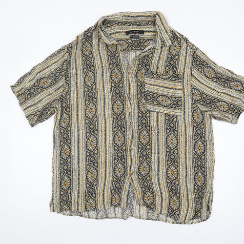 Urban Outfitters Men's XL Multicoloured Short Sleeve Shirt