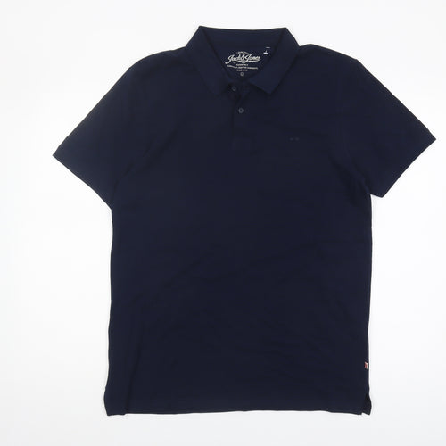 Jack & Jones Men’s Blue Polo Shirt Size L