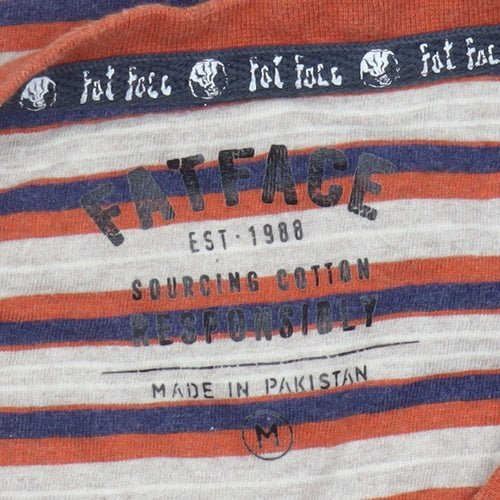 FatFace Men's Multicoloured Striped T-Shirt M