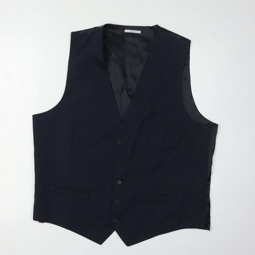 Marks and Spencer Men's Blue 44R Waistcoat