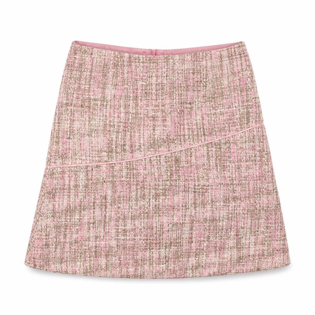 Front view of mac & jac Women's Pink Skirt, size 10