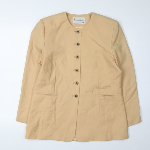 Vivienne Lawrence Beige Women's Size 14 Suit Jacket