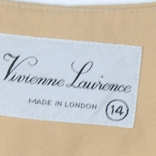Vivienne Lawrence Beige Women's Size 14 Suit Jacket
