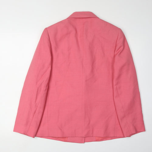 Eastex Women's Pink Blazer Size 14 Modern Style