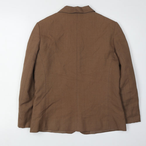 Celtic Woollens Women's Brown Wool Blazer Size 12