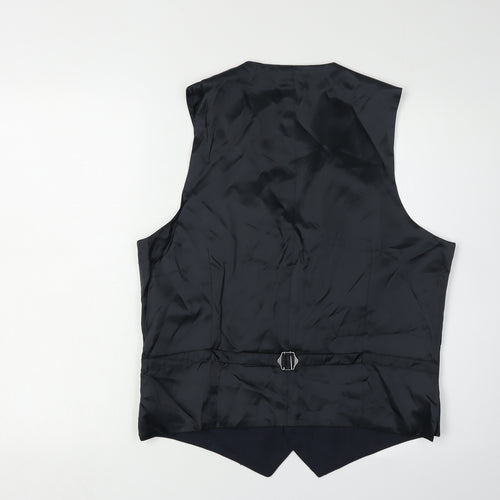 Marks and Spencer Men's Black Waistcoat Size 40R