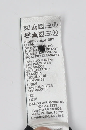 Marks and Spencer Men's Black Waistcoat, Size 36R