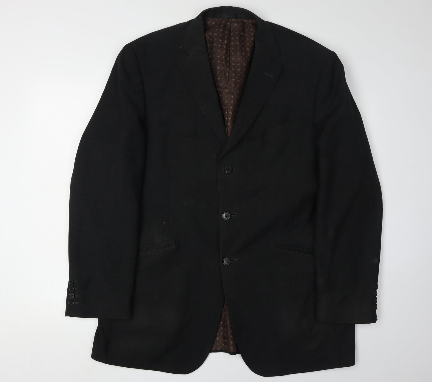 Marks and Spencer Men's Black Blazer, Size 42R