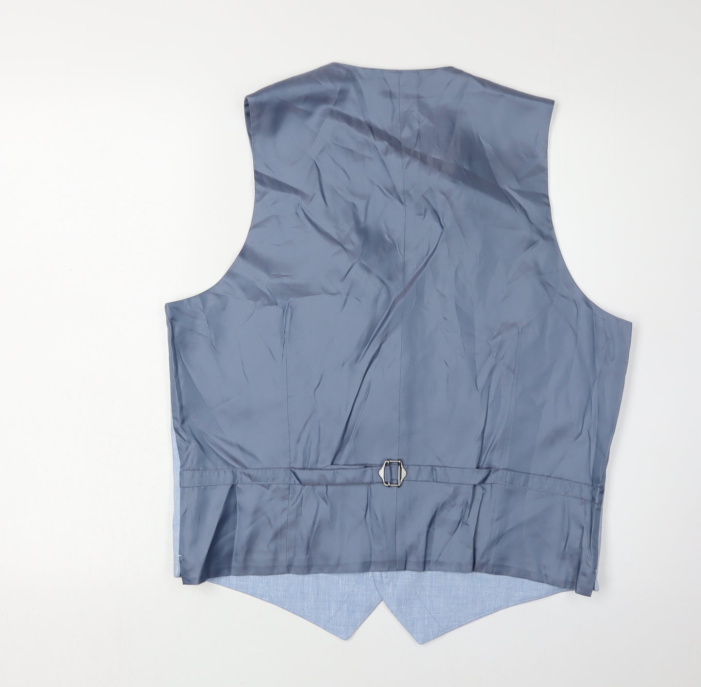 Marks and Spencer Men's Blue Linen Waistcoat 42R