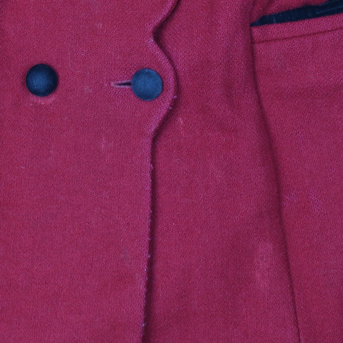 Trotters Girls Red Wool Long Coat 8-9 Years