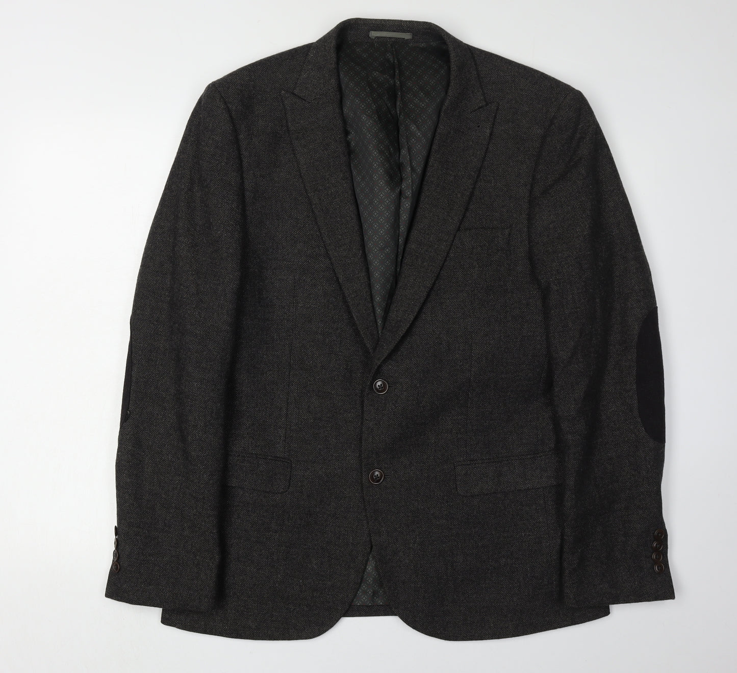 Next Men's Black Blazer Jacket, Size 42, Formal Wear