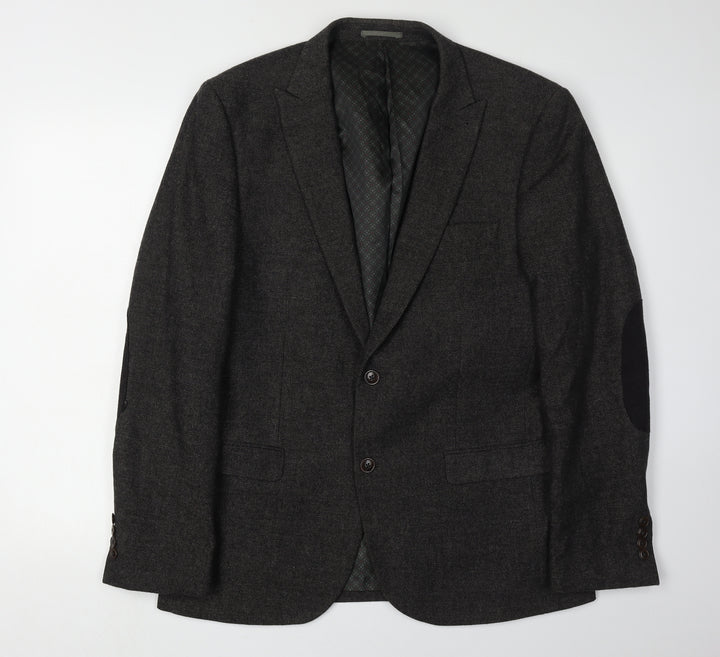 Next Men's Black Blazer Jacket, Size 42, Formal Wear