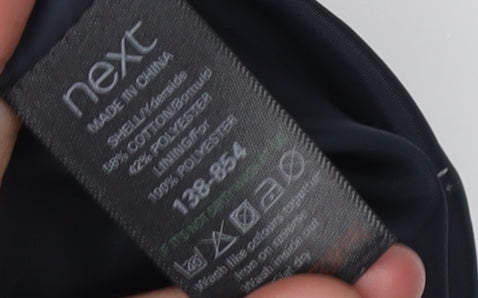 Next Women's Blue Blazer Size 16 - Classic Tweed