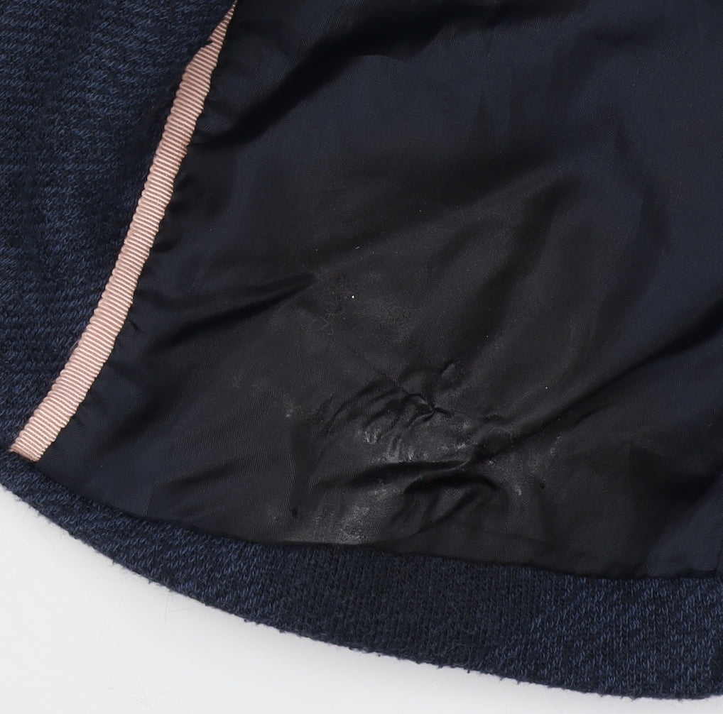 Next Women's Blue Blazer Size 16 - Classic Tweed