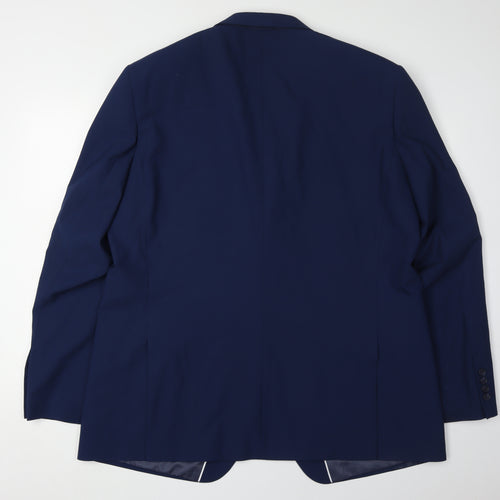 Marks and Spencer Men's Blue Blazer, 46 Long Length