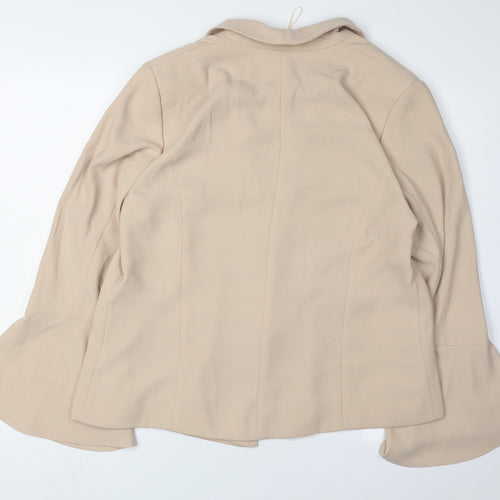 Marks and Spencer Beige Women's Blazer Size 16