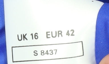 Miss Smith Women's Blue Pea Coat Size 16 - Elegant & Warm