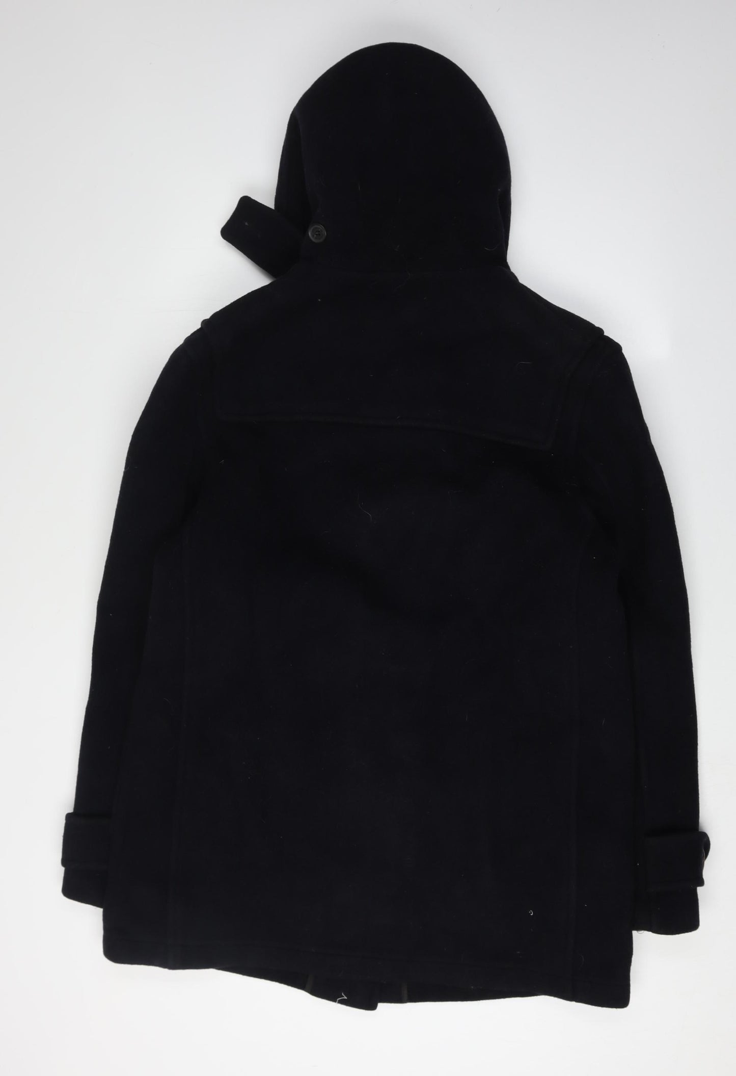 Gloverall Men's Black Hooded Duffle Coat 42 Regular