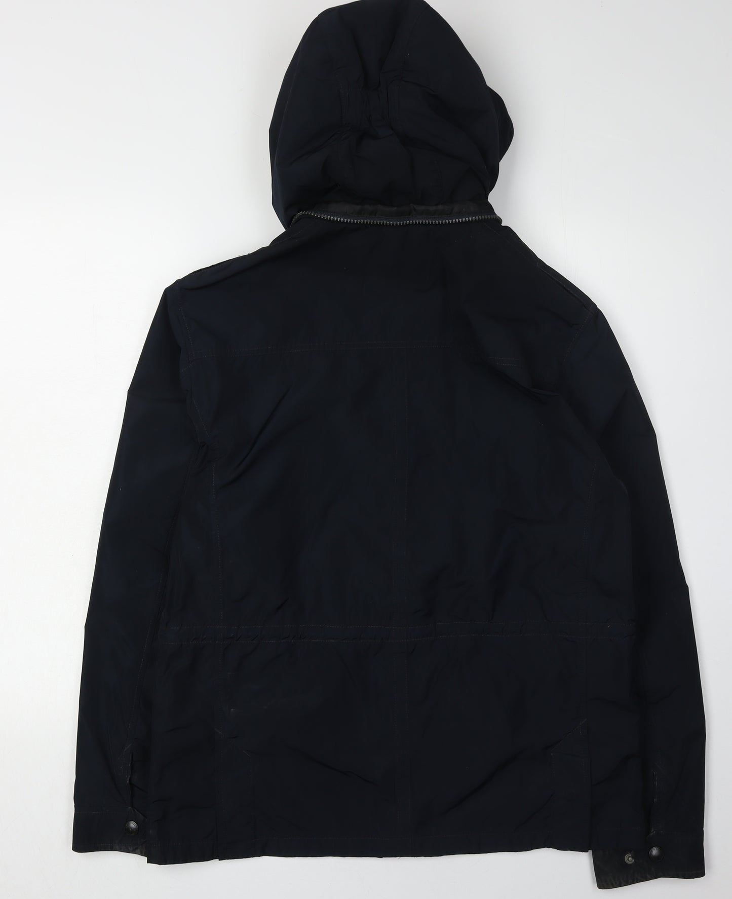 Marks and Spencer Men's Black Hooded Parka Jacket S