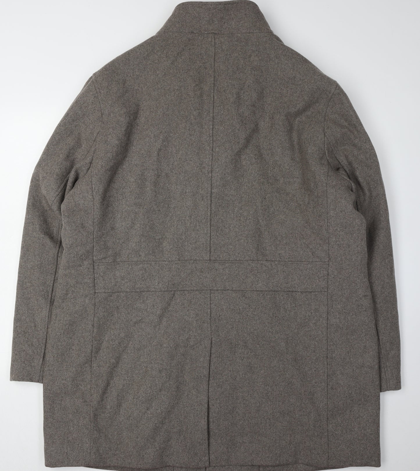 Marks and Spencer Men's Grey 3XL Overcoat - New With Tags