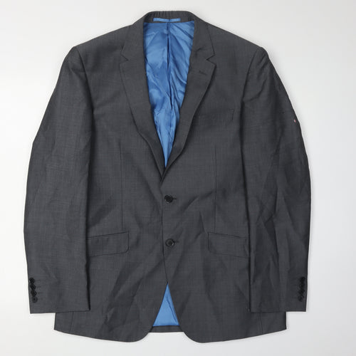 Marks and Spencer Men's Grey Regular Blazer Jacket 40R