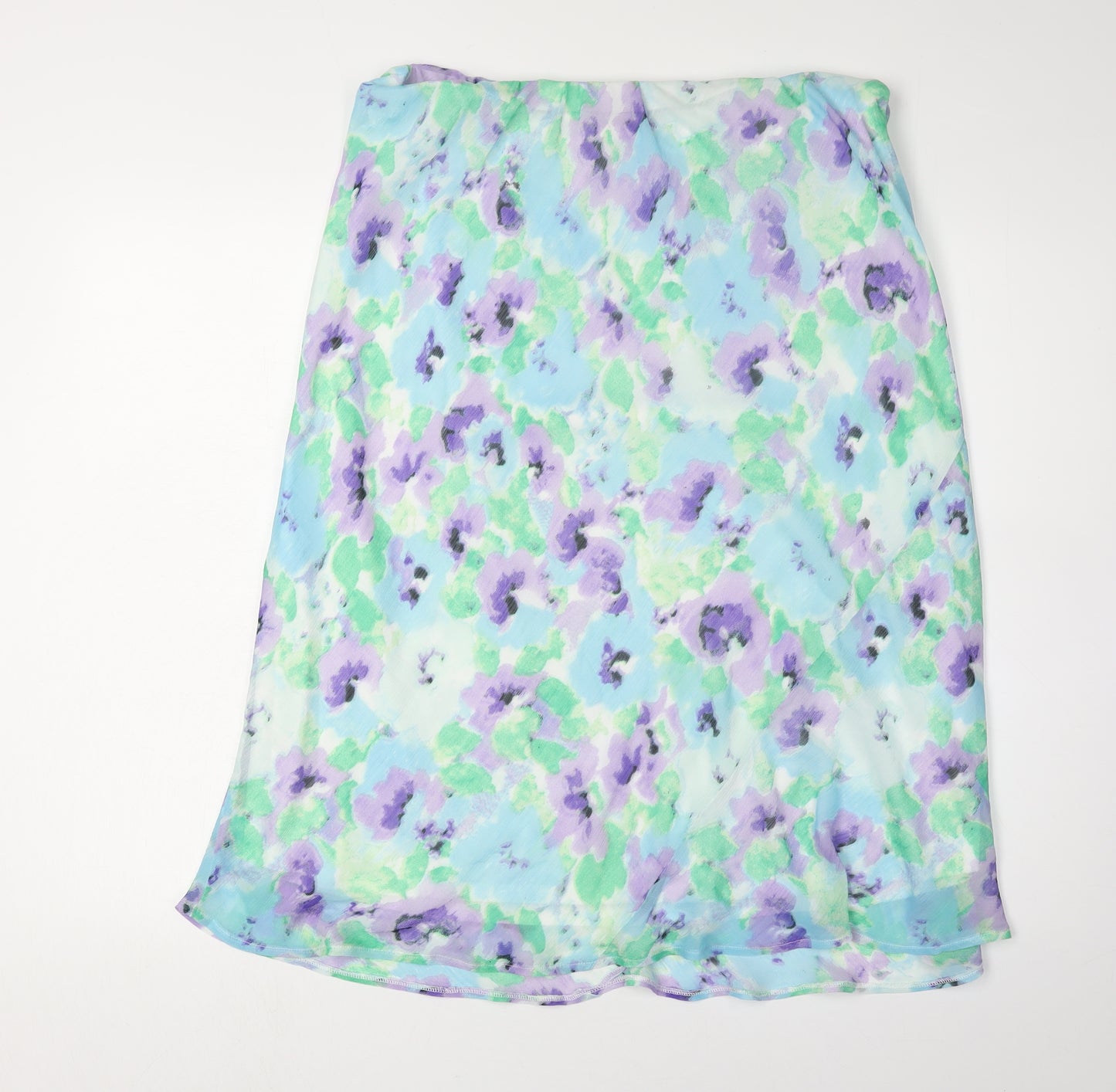 BM Collection Women's Multicoloured Floral Skirt