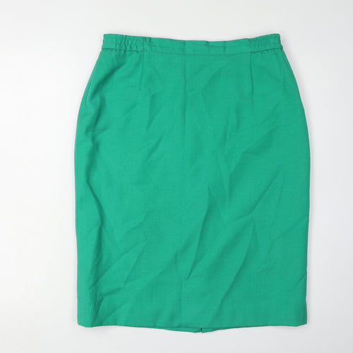 First Avenue Women's Green Pencil Skirt Size 16 Workwear