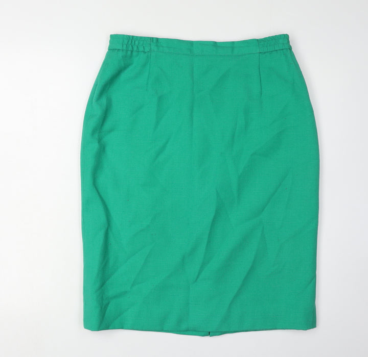 First Avenue Women's Green Pencil Skirt Size 16 Workwear