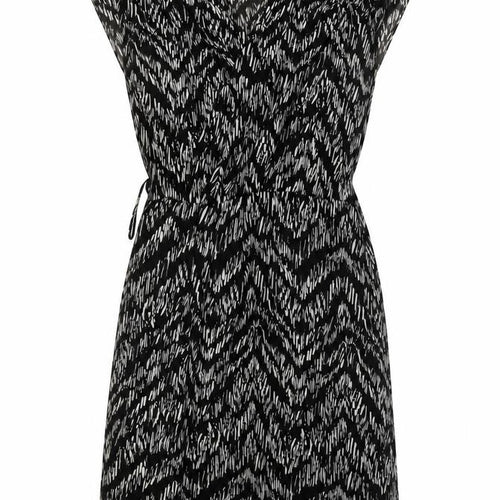 H&M Women's Black Chevron Sleeveless Dress Size 10