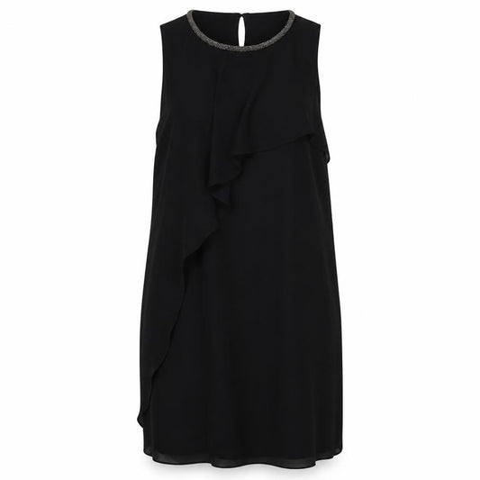 Front view of Next Women's Black Sleeveless Dress, size 12
