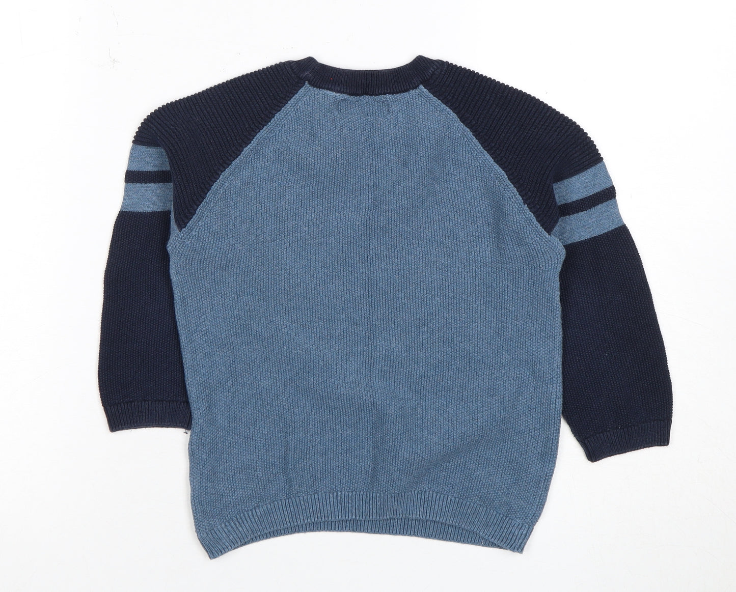 Next Boys Blue Pullover Crew Neck Jumper Age 5