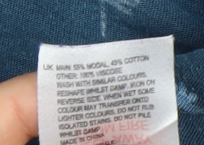 White Stuff Women's Blue Dragonfly Print Top