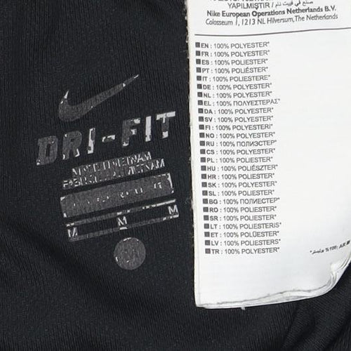 Nike Unisex Adults Black Dri-FIT T-Shirt M