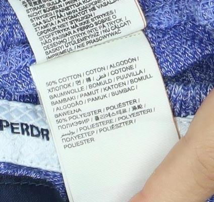 Superdry Men's Blue Graphic Print T-Shirt Medium