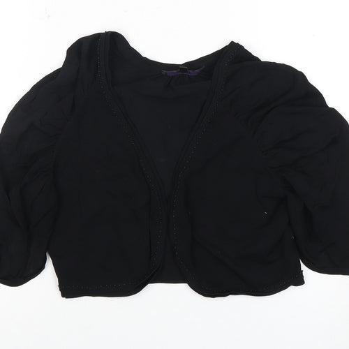 Coast Women's Black Long Sleeve Top Size 14