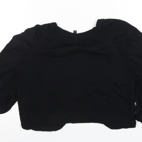 Coast Women's Black Long Sleeve Top Size 14