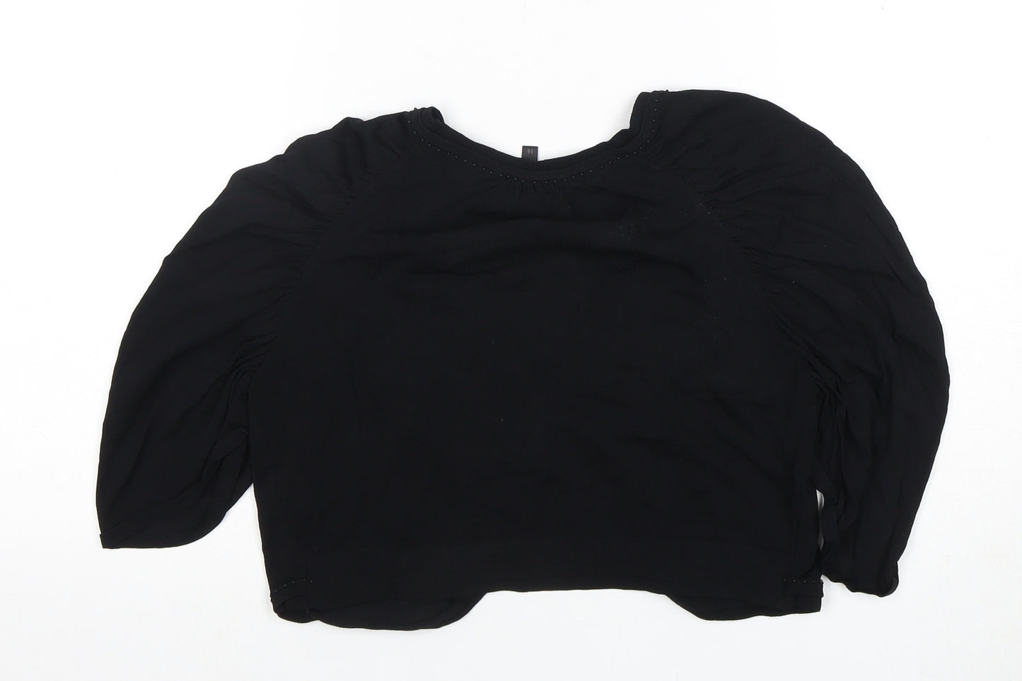 Coast Women's Black Long Sleeve Top Size 14