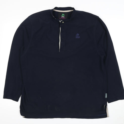 Craghoppers Men's Blue Henley Sweatshirt M