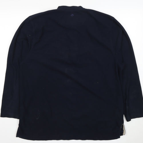 Craghoppers Men's Blue Henley Sweatshirt M