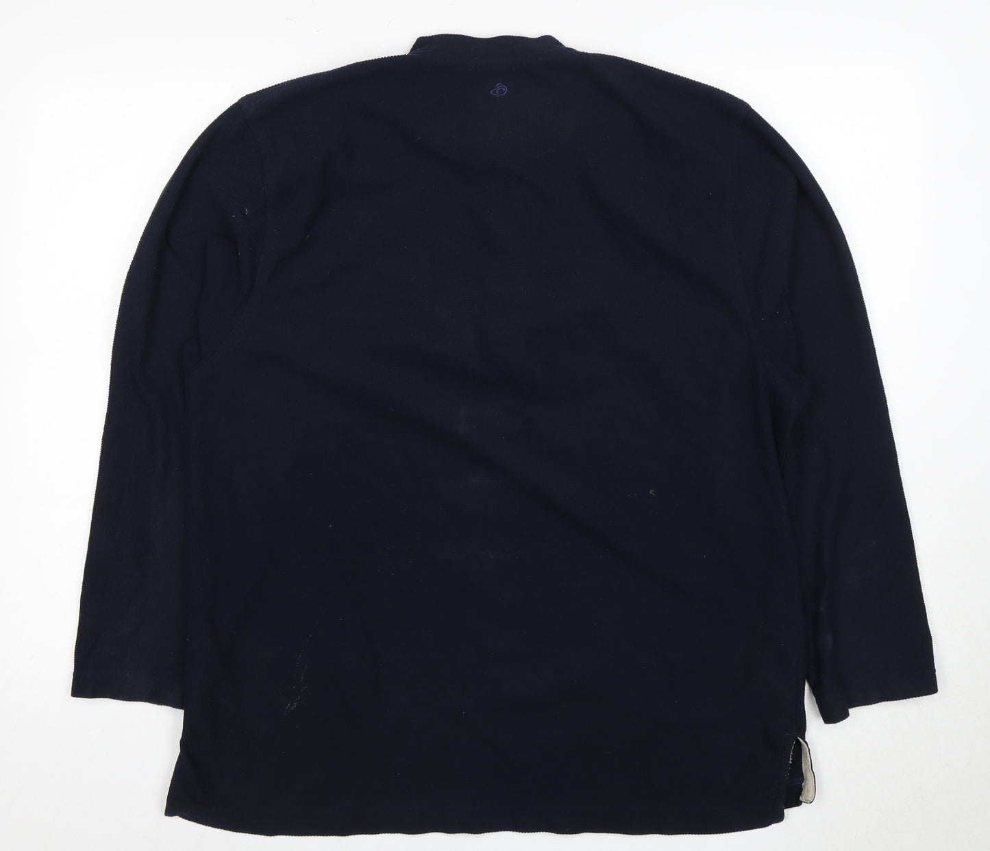 Craghoppers Men's Blue Henley Sweatshirt M