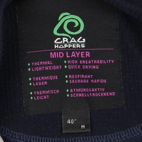 Craghoppers Men's Blue Henley Sweatshirt M