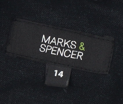 Marks and Spencer Women's Black Blazer Size 14