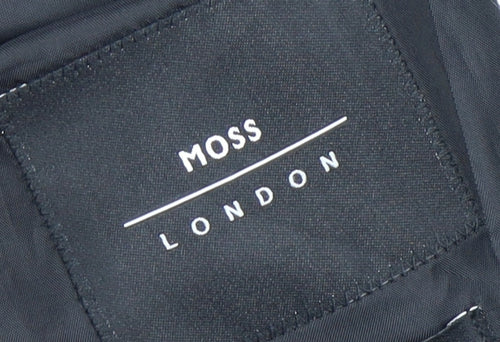 Moss London Men's Black Tuxedo Blazer Size 32 Regular Fit