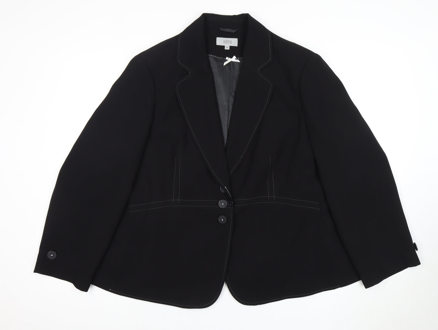 Marks & Spencer Women's Black Blazer Size 10