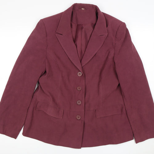 Style by EWM Women’s Purple Blazer Size 16
