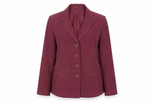 Front view of Style by EWM Women’s Purple Blazer, size UK 16