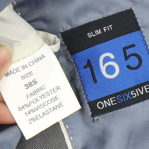 ONESIX5IVE Men's Grey Slim Fit Blazer 38S Jacket