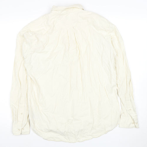 Uniqlo Men's White M Long Sleeve Button-Up Shirt