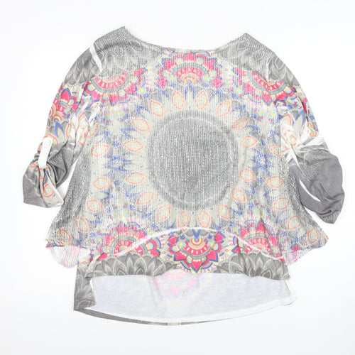 Apricot Women's Multicoloured S/M Blouse Geometric Design