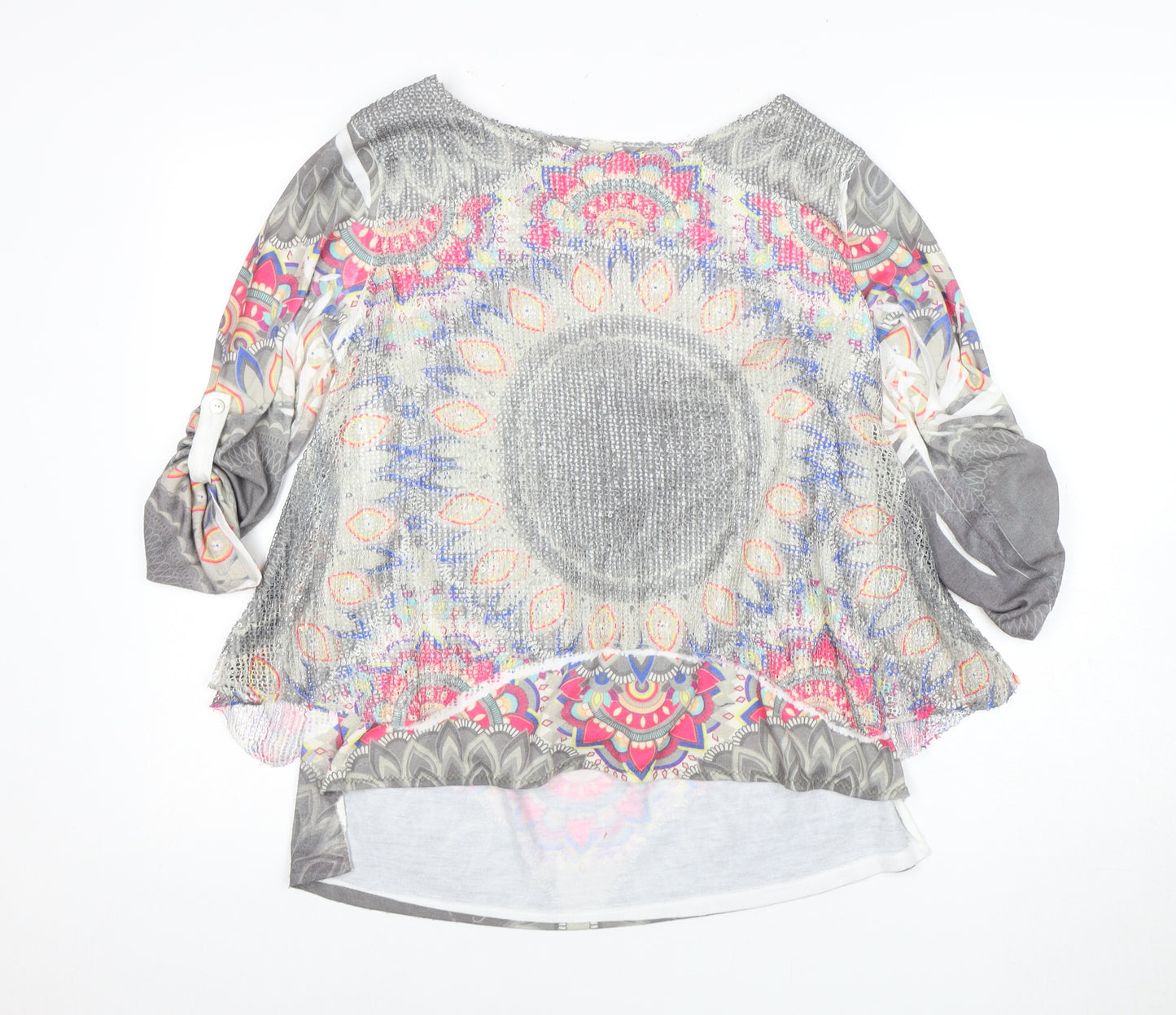 Apricot Women's Multicoloured S/M Blouse Geometric Design